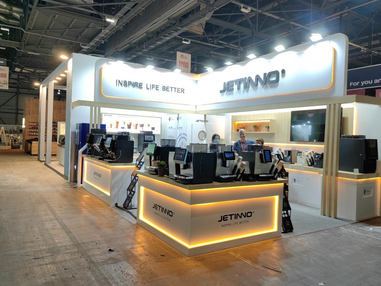 技諾全自動(dòng)咖啡機(jī)閃耀 WOC展,中國智造定義全球咖啡新高度